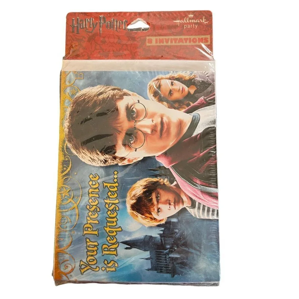 Hallmark Party 5 (8 Each) Packs Party Invitations Harry Potter Themed (40 total)
